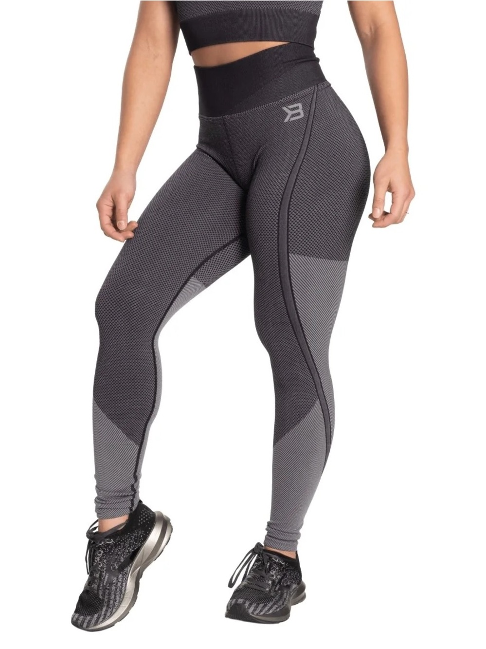 BETTER BODIES Gray High-Waist Seamless Sculpting Leggings